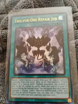 YUGIOH BLMM-EN029 Two-for-One Repair Job Ultra Rare 1st Edition - Image 1