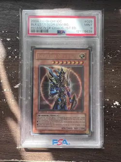 YuGiOh Black Luster Soldier-Envoy Of Beginning IOC-025 1st EDITION PSA 9 NEWCERT - Image 1