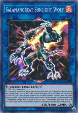 Yugioh! MP Salamangreat Sunlight Wolf - OP10-EN009 - Super Rare - Unlimited Edit - Image 1