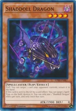 Yugioh! MP Shaddoll Dragon - SDSH-EN007 - Common - 1st Edition Moderately Played - Image 1