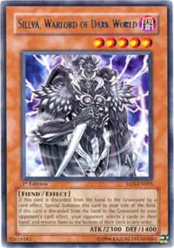 Yugioh! MP Sillva, Warlord of Dark World - EEN-EN023 - Rare - 1st Edition Modera - Image 1