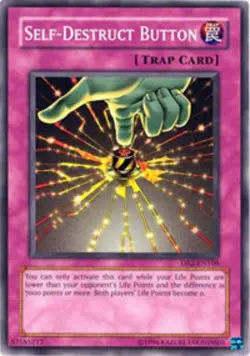 Yugioh! MP Self-Destruct Button - DR2-EN106 - Common - Unlimited Edition Moderat - Image 1
