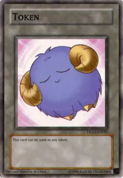 Yugioh! MP Sheep Blue Token - TKN1-EN001 - Common - Unlimited Moderately Played, - Image 1