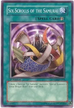 Yugioh! MP Six Scrolls of the Samurai - CRMS-EN059 - Common - 1st Edition Modera - Image 1