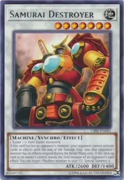 Yugioh! MP Samurai Destroyer - CIBR-EN081 - Rare - Unlimited Edition Moderately - Image 1
