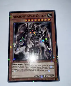 Yugioh Ancient Gear Golem BP01-EN011 Starfoil Rare 1st Edition (NM) - Image 1