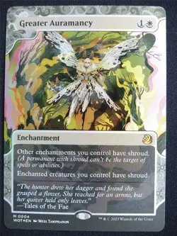 Greater Auramancy Showcase Foil - WOT - Mtg Card #3HM - Image 1