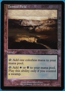 Tainted Field FOIL Torment PLD Land Uncommon MAGIC CARD (ID# 501299) ABUGames - Image 1