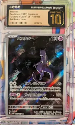 Mewtwo 183 Sv2a: Pokemon Card 151 Holo (Japanese) Free Shipping - Image 1