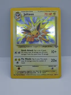 HP Condition Jolteon Holo Rare Jungle 4/64 Pokemon Card - Image 3