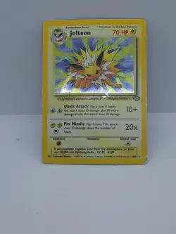 HP Condition Jolteon Holo Rare Jungle 4/64 Pokemon Card - Image 4
