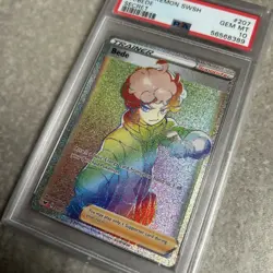 Pokemon Cards: Sword & Shield Ultra Rare: Bede 207/202: PSA 10 - Image 3