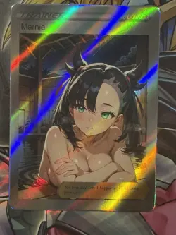 Pokemon Marnie Anime Waifu Custom DIY Trainer Art Sexy Pokemon card - Image 2