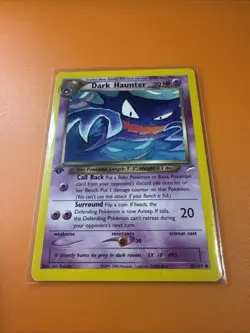 Pokemon TCG Neo Destiny Dark Haunter 1st Edition Card 36/105 LP Condition - Image 1