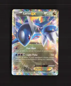 Latios EX XY72 Black Star Promo Holo Pokemon Card LP - Image 1