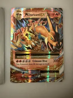 Pokemon TCG M Charizard EX 13/108 Evolutions 2016 Holo Ultra Rare Card mp - Image 2