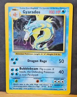 Pokemon Holos Electrode Jungle LP & Gyaradose Base Set LP Lot of 2 Cards - Image 2