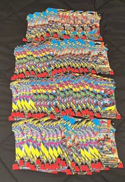 70 Sleeved Mega Evolution Booster Packs. Factory Sealed. Pokemon TCG Cards New - Image 1
