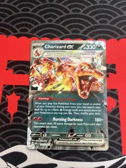 Pokemon TCG Charizard EX Prize Pack Series Cards 125/197 Holo Double Rare - Image 1