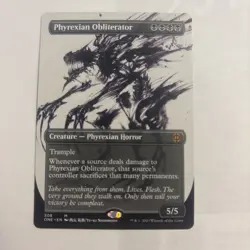 Phyrexian Obliterator Showcase Light Play LP MTG Phyrexia: All Will Be One 308 - Image 1
