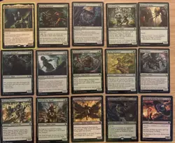 Budget MTG Commander Deck Red Black Green Wheels With Winter Misanthropic Guide - Image 1