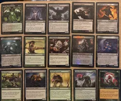 Budget MTG Commander Deck Red Black Green Wheels With Winter Misanthropic Guide - Image 2