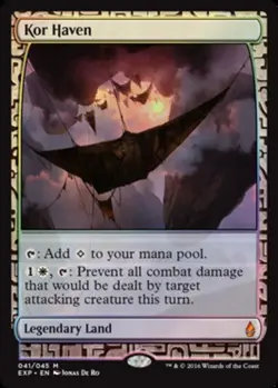 1x Kor Haven - Foil Moderate Play MTG Magic - Kid Icarus - - Image 1