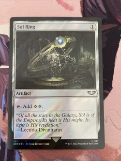 Sol Ring (Surge Foil) - Warhammer 40k - Magic The Gathering MTG - Image 1