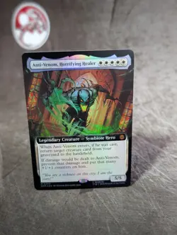 MTG, Anti-Venom, Horrifying Healer (#244) Spider-Man, Foil, NM Extended Art - Image 1