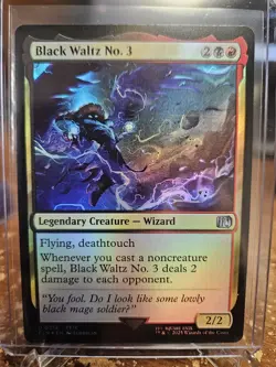 Magic: The Gathering Final Fantasy Black Waltz No. 3 Foil #0214 - Image 1