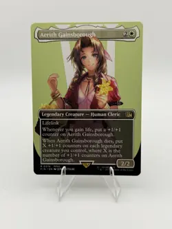 Aerith Gainsborough (Borderless) Final Fantasy Regular ENG 374 Rare - Image 1