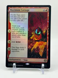 Maximum Carnage - FOIL - Marvel's Spider-Man (SPM) - #0083 - MTG - Image 1