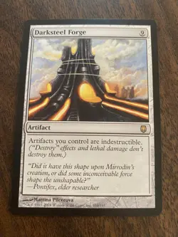 2004 WotC MAGIC the Gathering DARKSTEEL FORGE unplayed mint 110/165 black lotus - Image 1