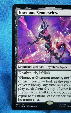 MTG Gwenom, Remorseless Marvel's Spider-Man 56 Mythic Regular Finish - Image 4