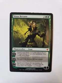 Nissa Revane Zendikar Regular LP MTG Magic the Gathering - Image 1