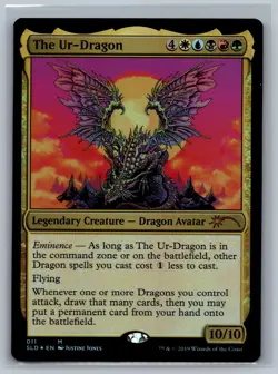 Magic The Gathering Secret Lair Drop Series The Ur-Dragon #011 Foil READ MTG TCG - Image 1