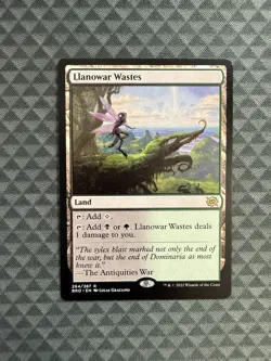 MTG Llanowar Wastes #264/287 Rare The Brothers’ War (BRO) - Image 1