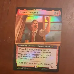 MTG J. Jonah Jameson - Foil - Extended Art, Light Play, English Promo: Unique & - Image 1