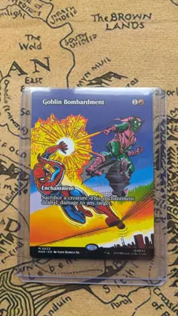 Goblin Bombardment (Borderless) Marvel Spider-Man Magic The Gathering MTG - Image 1