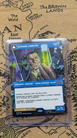 MTG - Norman Osborn, Green Goblin - (Borderless) Spider-Man #220 - Image 1