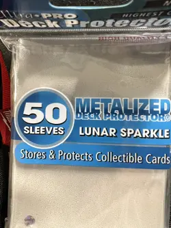 ULTRA PRO METALIZED LUNAR SPARKLE DECK PROTECTOR SLEEVES (STANDARD SIZE) 50ct - Image 1