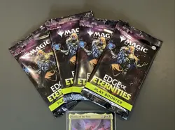 MTG - Edge of Eternities Play booster packs - Factory sealed Lot of 4 w/bonus - Image 2