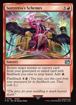 Sorceress's Schemes x4 4x Final Fantasy NM MTG - Image 1
