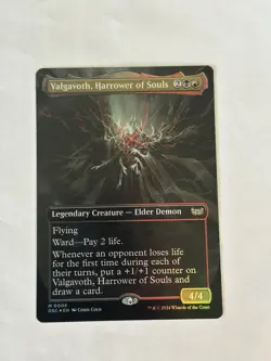 Magic the Gathering - Valgavoth Harrower of Souls (Borderless,Foil) Duskmourn NM - Image 1
