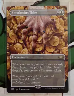 X 1 Smothering Tithe MP (See Photos) Borderless 2X2 Double Masters 2022 - Image 1