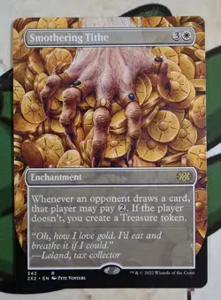 X 1 Smothering Tithe MP (See Photos) Borderless 2X2 Double Masters 2022 - Image 5