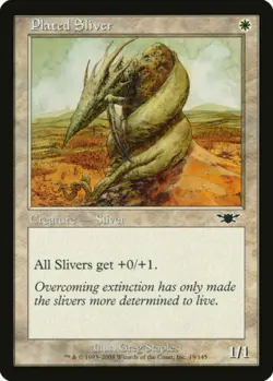 Plated Sliver Legions Light Play LP MTG Magic DNA GAMES - Image 1