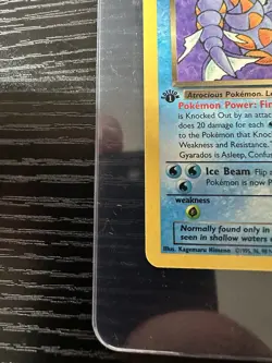 Dark Gyarados 1st Edition Non Holo Rare 25/82 WOTC Vintage Pokemon - Image 2