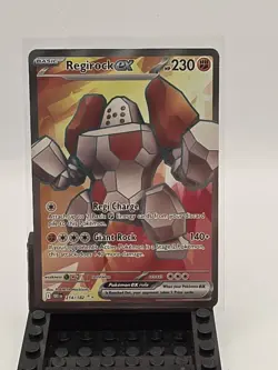 Regirock ex - Ultra Rare SV10: Destined Rivals 214/182 NM Pokemon - Image 1