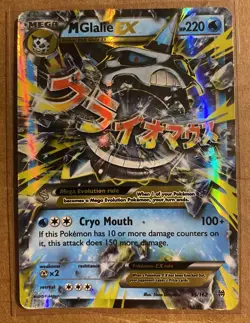 Pokemon TCG 2015 MEGA M Glalie EX 35/162 XY Evolutions BREAKthrough Ultra Rare - Image 1